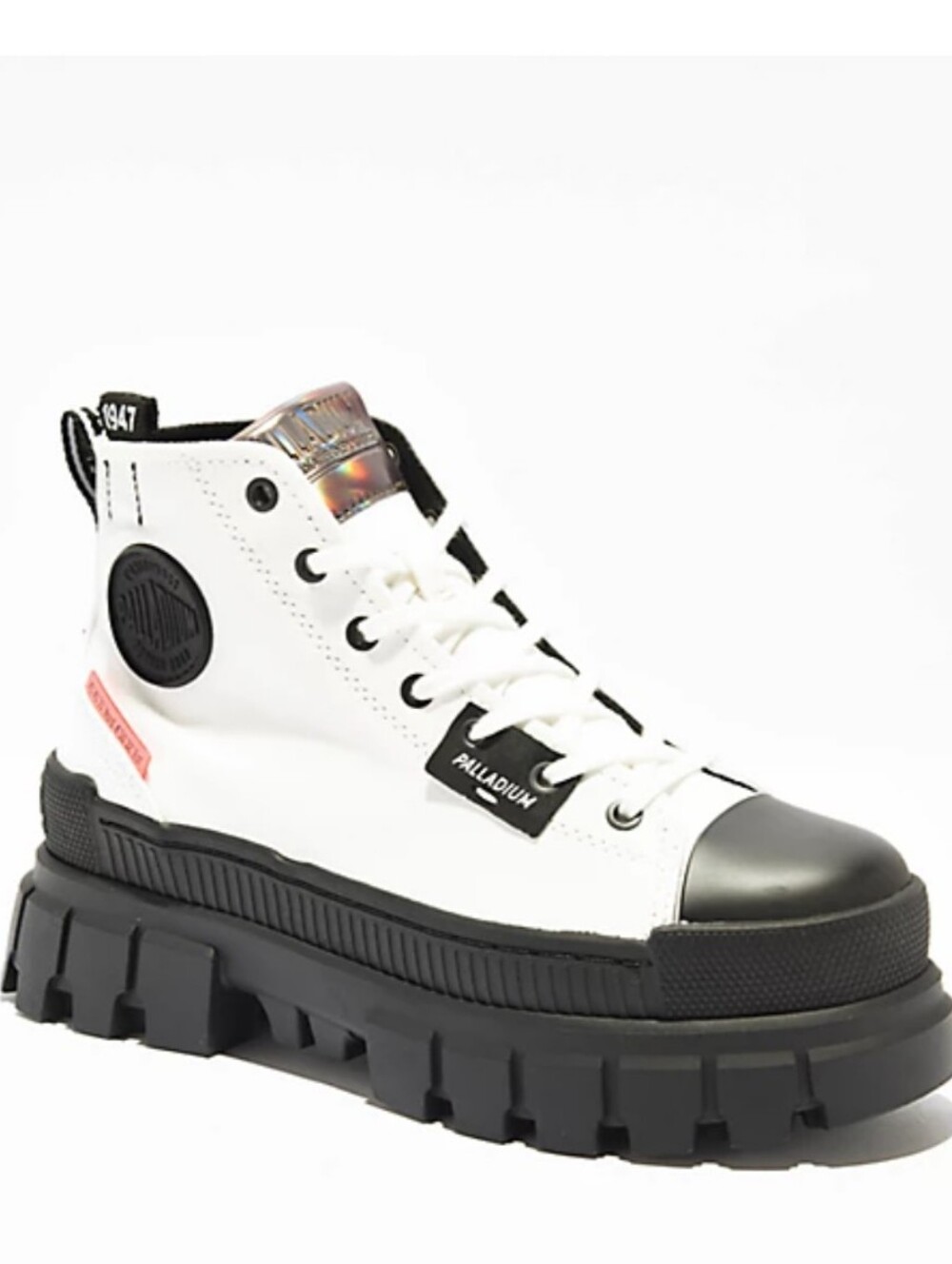 Revolt Hi TX Star White Platform Shoes Women's New By Palladium Various Sizes - Picture 2 of 11